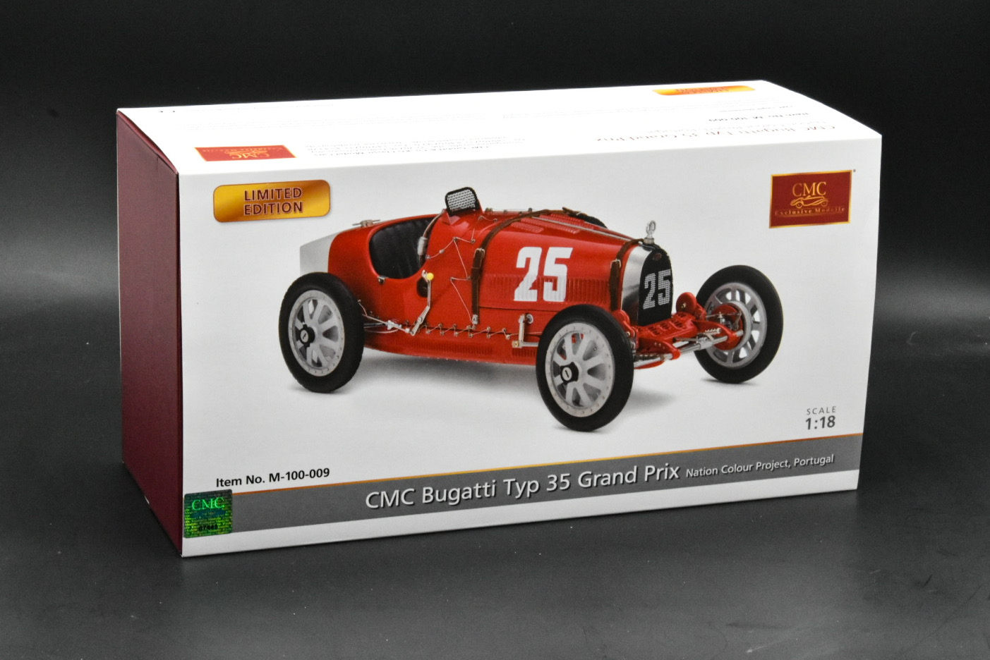 CMC M-100-B009 Bugatti T35 - Portugal - LE of 500 pcs Grand Prix