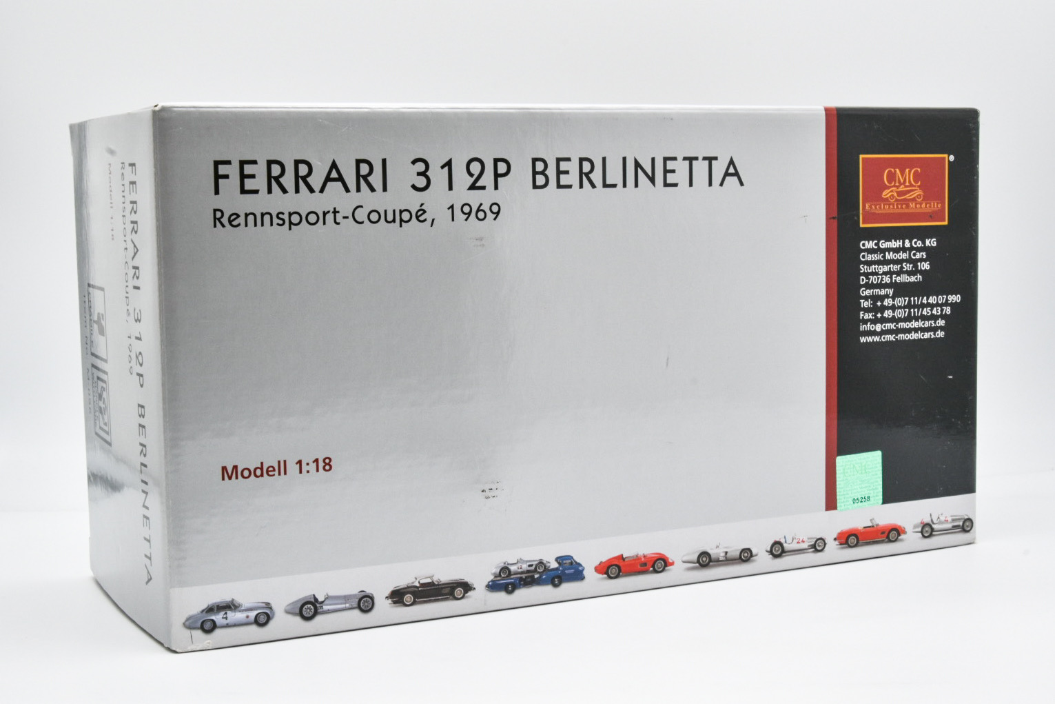 CMC Ferrari 312P Berlinetta Sports Coupé 1969 Ultra Rare | TR 