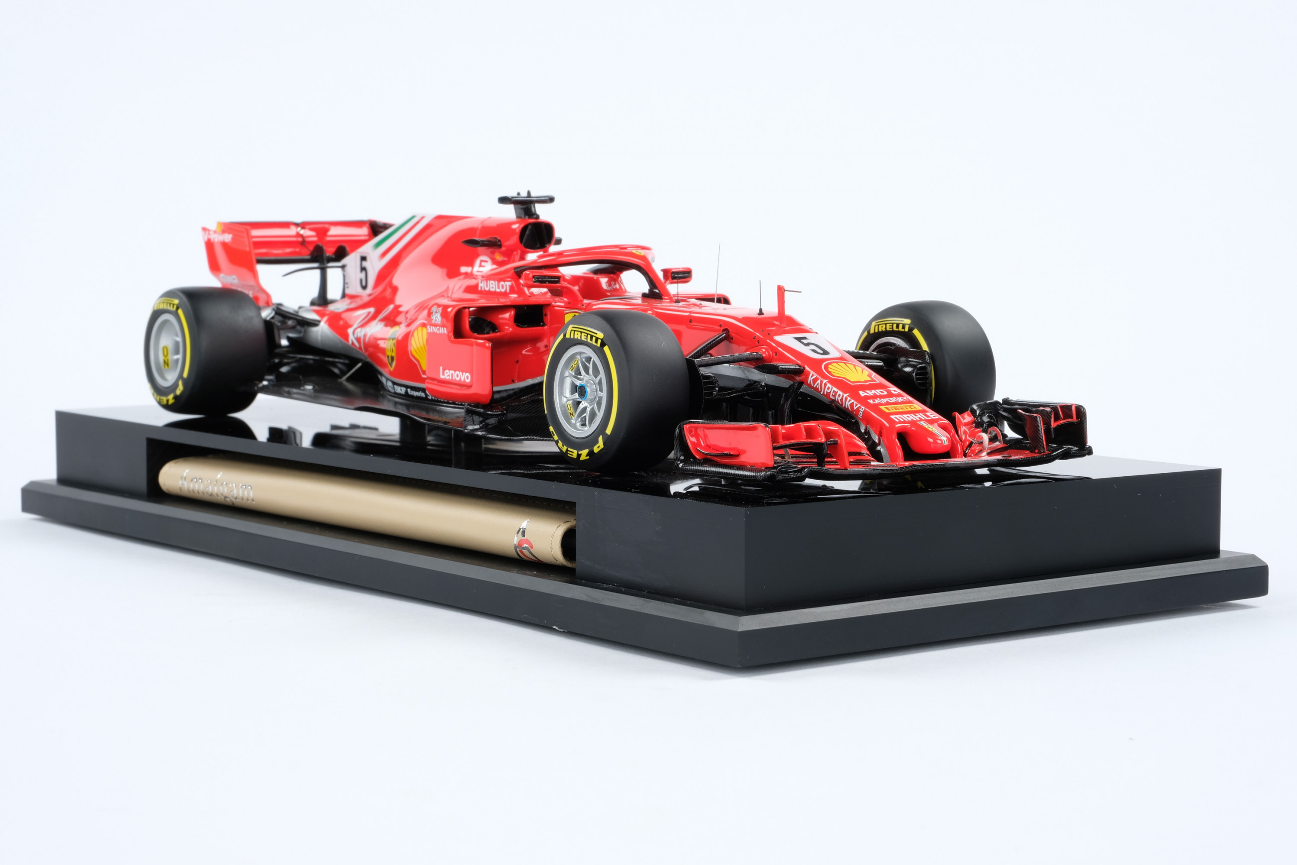 The Ferrari F1 2018 SF71H driven by Vettel once again won the