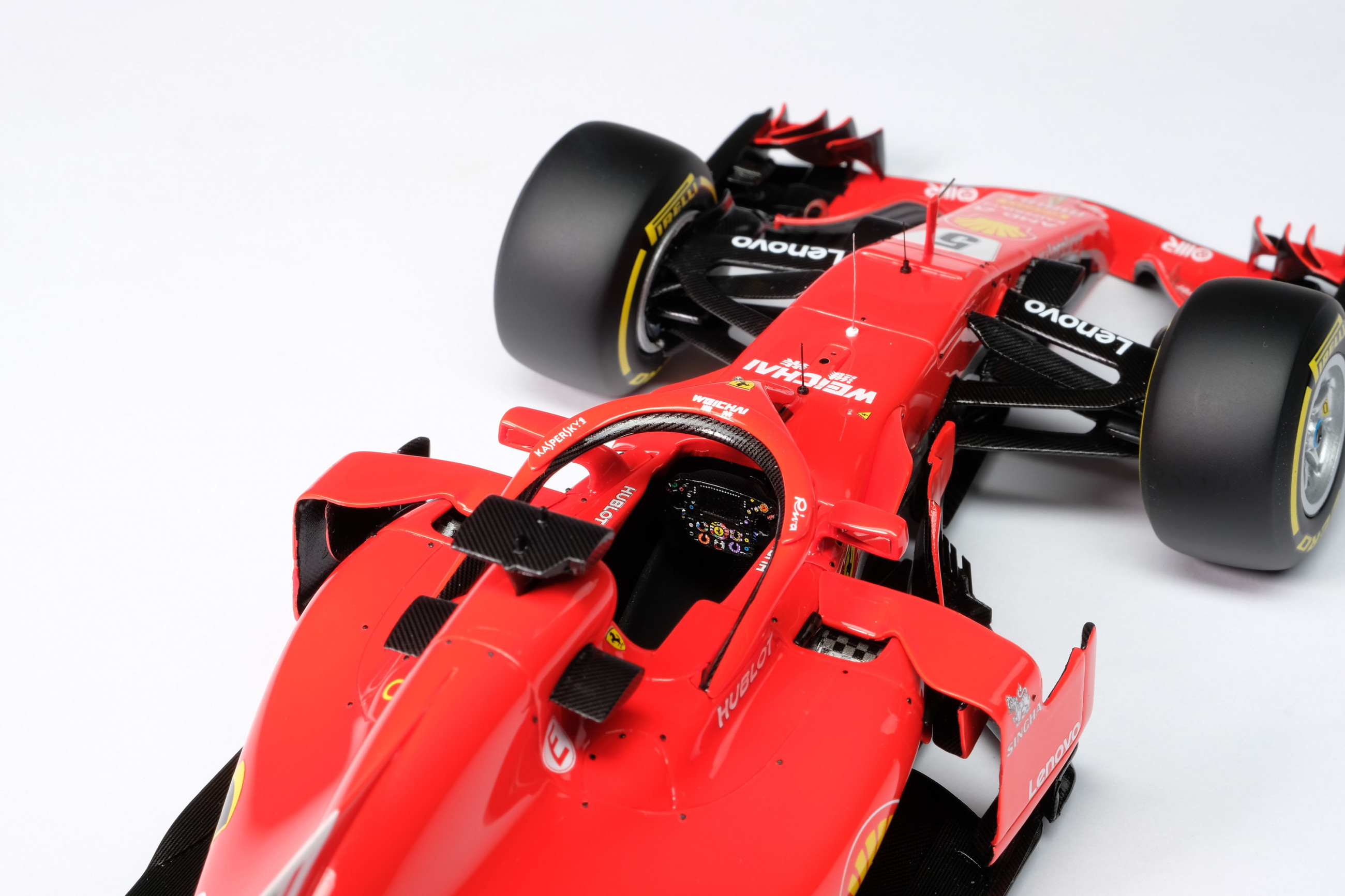 The Ferrari F1 2018 SF71H driven by Vettel once again won the