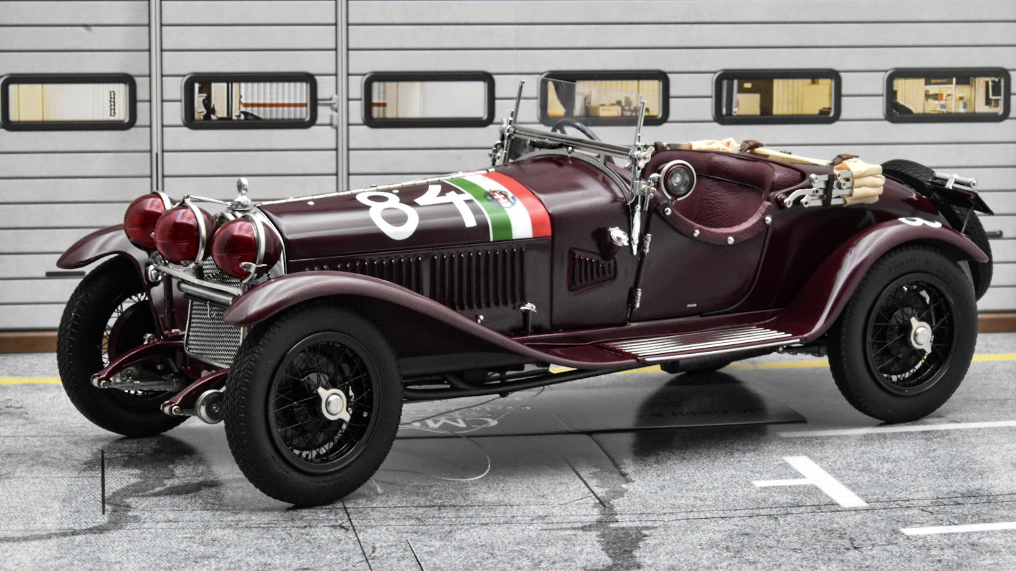 エグゾト 即決 CMC 2000台限定 1/18 アルファロメオ 6C 1750 GS　1930年ミッレミリア優勝 №84 タツィオ・ヌヴォラーリ